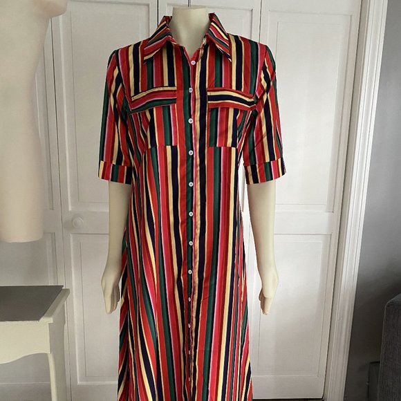 Super Cute Maxi Shirt Dress - Picture 3 of 7